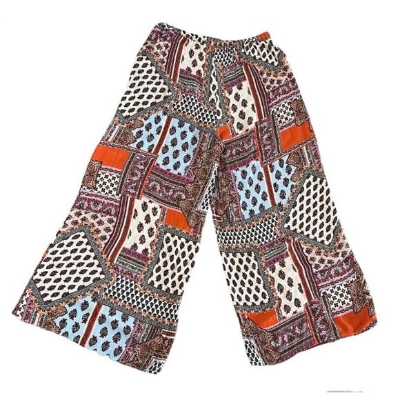 Christian Siriano New York Wide Leg Patchwork Pants NWT - Picture 3 of 13